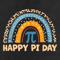 Happy Pi Day Leopard Rainbow 25L Jumbo Tote