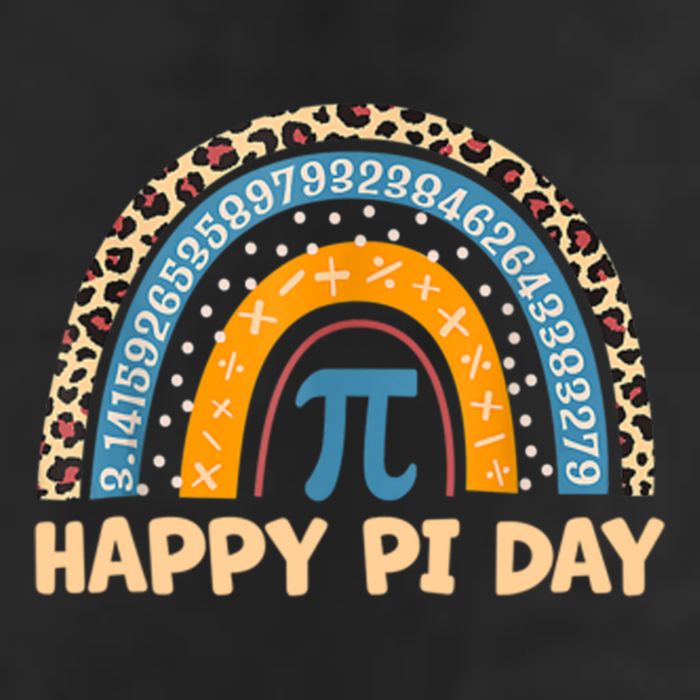 Happy Pi Day Leopard Rainbow 25L Jumbo Tote