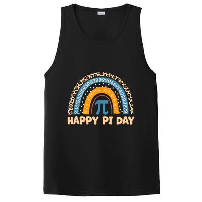 Happy Pi Day Leopard Rainbow PosiCharge Competitor Tank