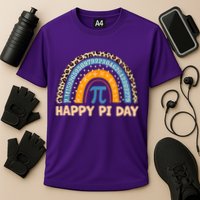 Happy Pi Day Leopard Rainbow Performance Shirt