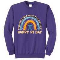 Happy Pi Day Leopard Rainbow Sweatshirt