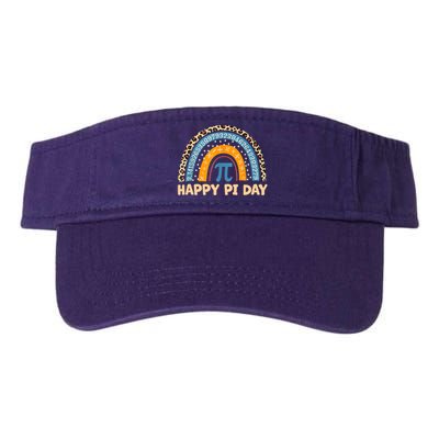 Happy Pi Day Leopard Rainbow Visor