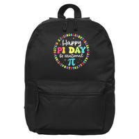 Happy Pi Day 3.14 Be Irrational Cute Math Teachers Students 16 in Basic Backpack