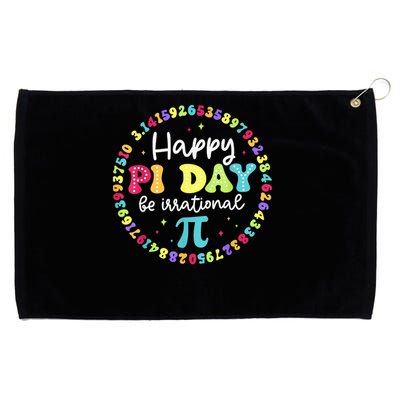 Happy Pi Day 3.14 Be Irrational Cute Math Teachers Students Grommeted Golf Towel