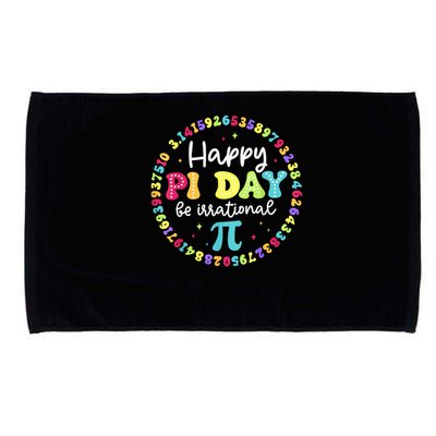 Happy Pi Day 3.14 Be Irrational Cute Math Teachers Students Microfiber Hand Towel