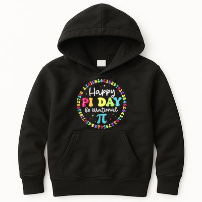 Happy Pi Day 3.14 Be Irrational Cute Math Teachers Students Kids Hoodie