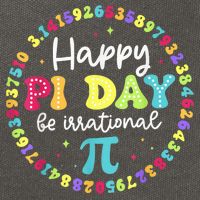 Happy Pi Day 3.14 Be Irrational Cute Math Teachers Students Cotton Canvas Backpack