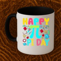Happy Pi Day 3.14 Pi Number Cute Math Teachers Students Coffee Mug