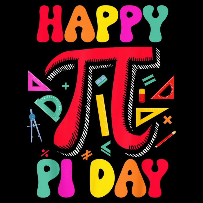 Happy Pi Day 3.14 Pi Number Math Teacher Girl Drawstring Bag
