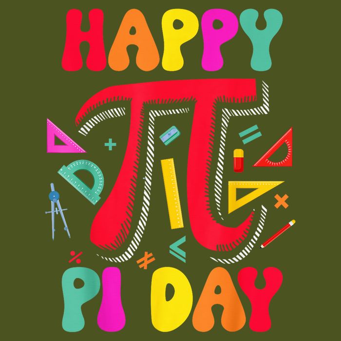 Happy Pi Day 3.14 Pi Number Math Teacher Girl T-Shirt