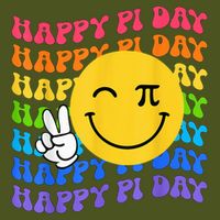Happy Pi Day Groovy 3.14 Pi Number Teacher Girl Mousepad