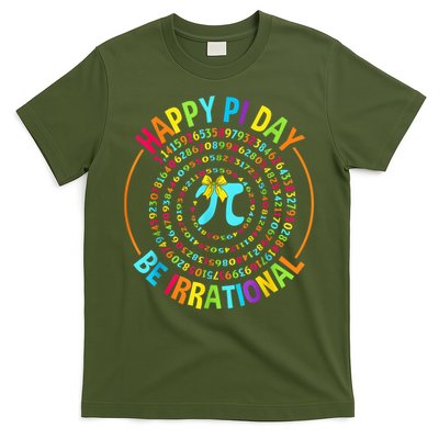 Happy Pi Day Math Coach Teacher Pi Day Coquette Bow T-Shirt