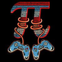 Happy Pi Day Video Game Controllers Math Teachers Boy 16 in Basic Backpack