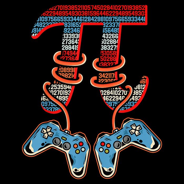 Happy Pi Day Video Game Controllers Math Teachers Boy 16 in Basic Backpack