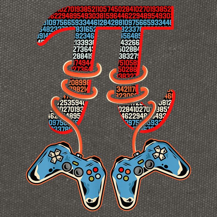 Happy Pi Day Video Game Controllers Math Teachers Boy Cotton Canvas Backpack