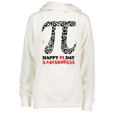 Happy Pi Day Retro Vintage Womens Funnel Neck Pullover Hood