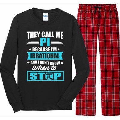 Happy Pi Day Mathematic Math Teacher Funny Quote Gift Great Gift Long Sleeve Pajama Set