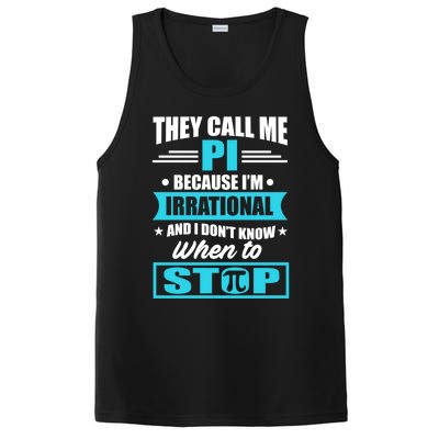 Happy Pi Day Mathematic Math Teacher Funny Quote Gift Great Gift PosiCharge Competitor Tank