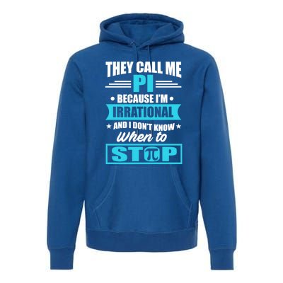 Happy Pi Day Mathematic Math Teacher Funny Quote Gift Great Gift Premium Hoodie