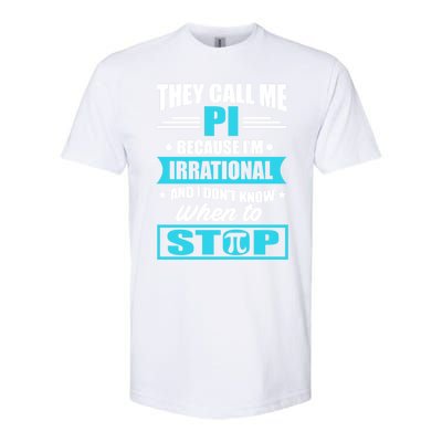 Happy Pi Day Mathematic Math Teacher Funny Quote Gift Great Gift Softstyle CVC T-Shirt