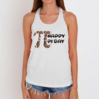 Happy Pi Day Women's Knotted Racerback Tank