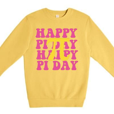 Happy Pi Day Vintage Premium Crewneck Sweatshirt