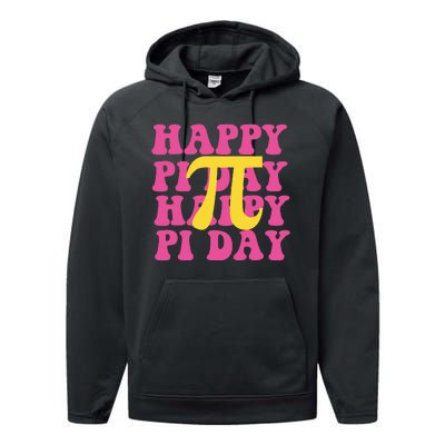 Happy Pi Day Vintage Performance Fleece Hoodie