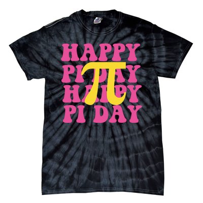 Happy Pi Day Vintage Tie-Dye T-Shirt