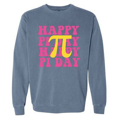 Happy Pi Day Vintage Garment-Dyed Sweatshirt