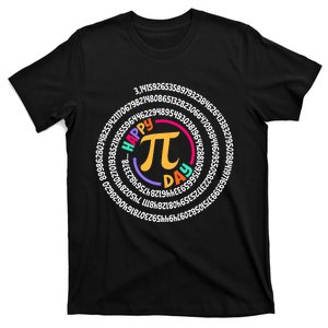 Happy Pi Day 3.14 Mathematic Math Teacher Gift Spiral Pi Day T-Shirt