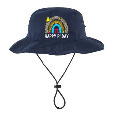 Happy Pi Day Teacher Rainbow Leopard Pi Math Lover 3 14 Pi Legacy Cool Fit Booney Bucket Hat