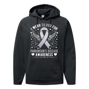 Hope Parkinson Disease Awareness Performance Fleece Hoodie