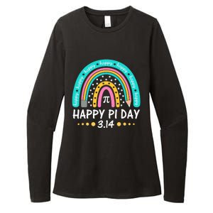 Happy Pi Day Mathematic Math Teacher Gift Rainbow Women Girl Womens CVC Long Sleeve Shirt