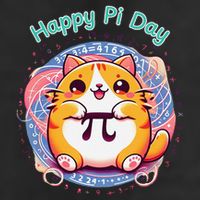 Happy Pi Day Cat Math Geek Funny Algebra Science Cool Comfort Performance Bucket Hat