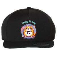 Happy Pi Day Cat Math Geek Funny Algebra Science Wool Snapback Cap