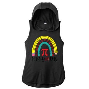 Happy Pi Day School Ladies PosiCharge Tri-Blend Wicking Draft Hoodie Tank