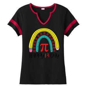 Happy Pi Day School Ladies Halftime Notch Neck Tee