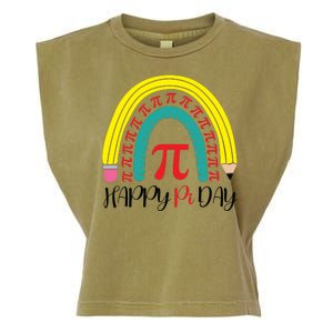 Happy Pi Day School Garment-Dyed Women's Muscle Tee