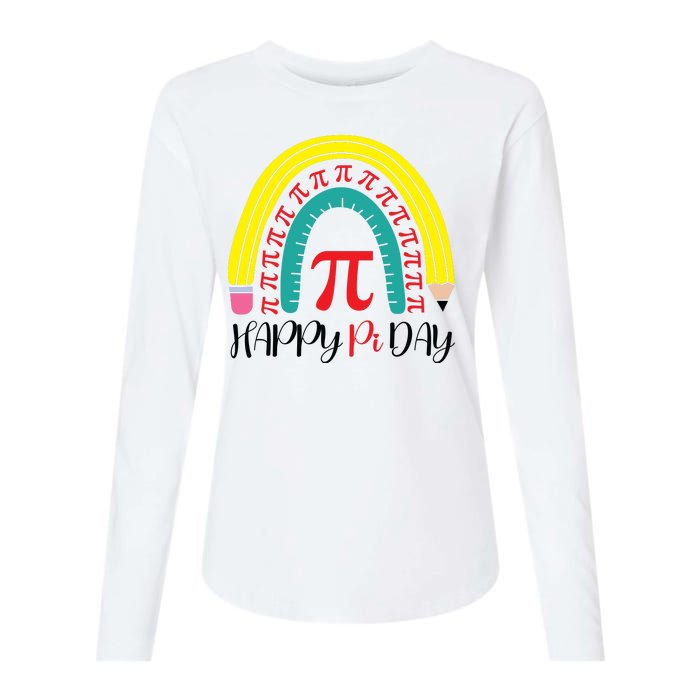 Happy Pi Day School Womens Cotton Relaxed Long Sleeve T-Shirt