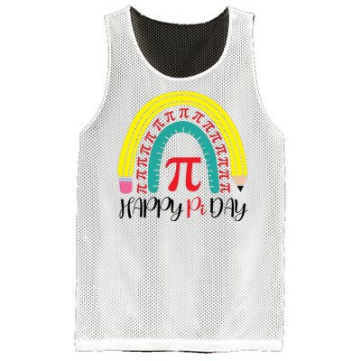 Happy Pi Day School Mesh Reversible Basketball Jersey Tank