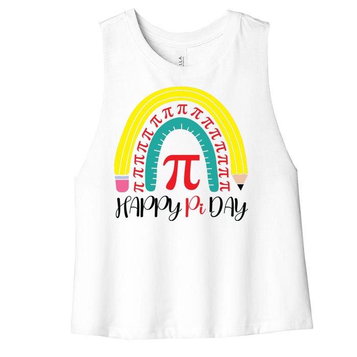 Happy Pi Day School Women's Racerback Cropped Tank