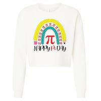 Happy Pi Day School Cropped Pullover Crew