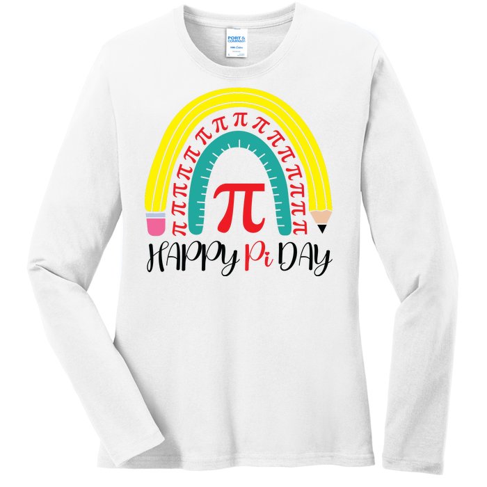 Happy Pi Day School Ladies Long Sleeve Shirt