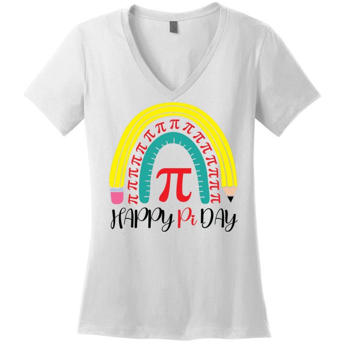 Happy Pi Day School Women's V-Neck T-Shirt