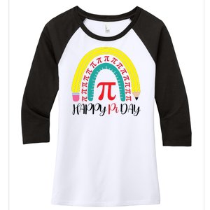 Happy Pi Day School Women's Tri-Blend 3/4-Sleeve Raglan Shirt