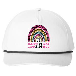 Happy PI Day Leopard Print Snapback Five-Panel Rope Hat