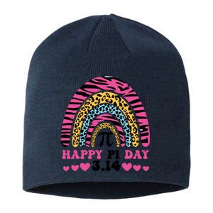 Happy PI Day Leopard Print Sustainable Beanie