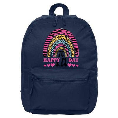 Happy PI Day Leopard Print 16 in Basic Backpack