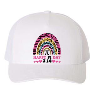 Happy PI Day Leopard Print Yupoong Adult 5-Panel Trucker Hat