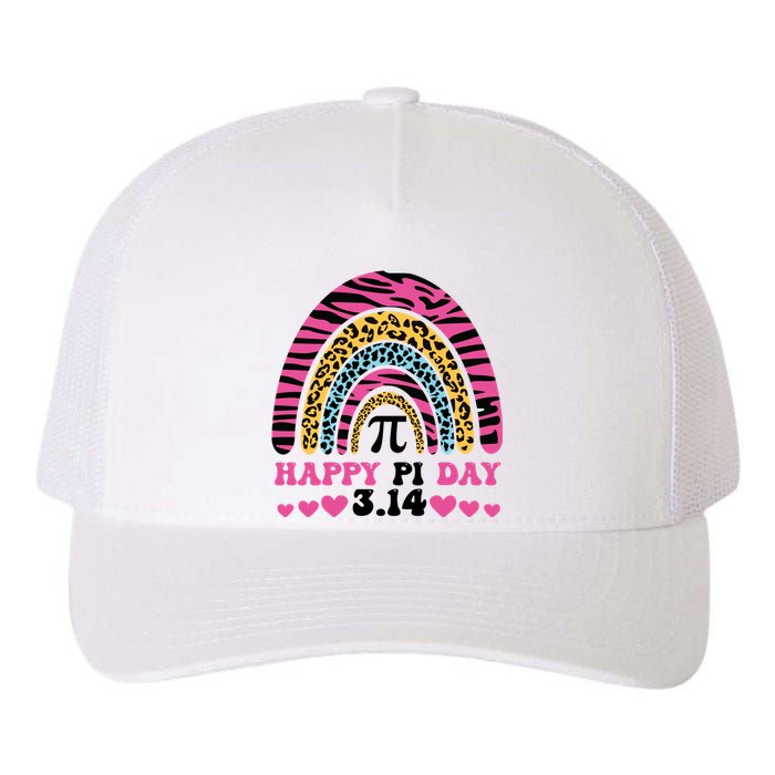 Happy PI Day Leopard Print Yupoong Adult 5-Panel Trucker Hat